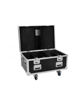 Roadinger Flightcase HIGHLINE 4x IP SWING, with wheels