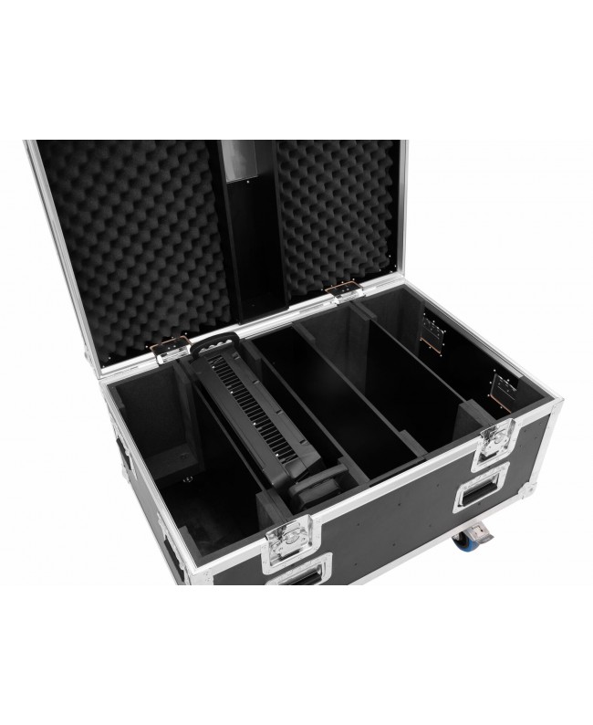 Roadinger Flightcase HIGHLINE 4x IP SWING, with wheels