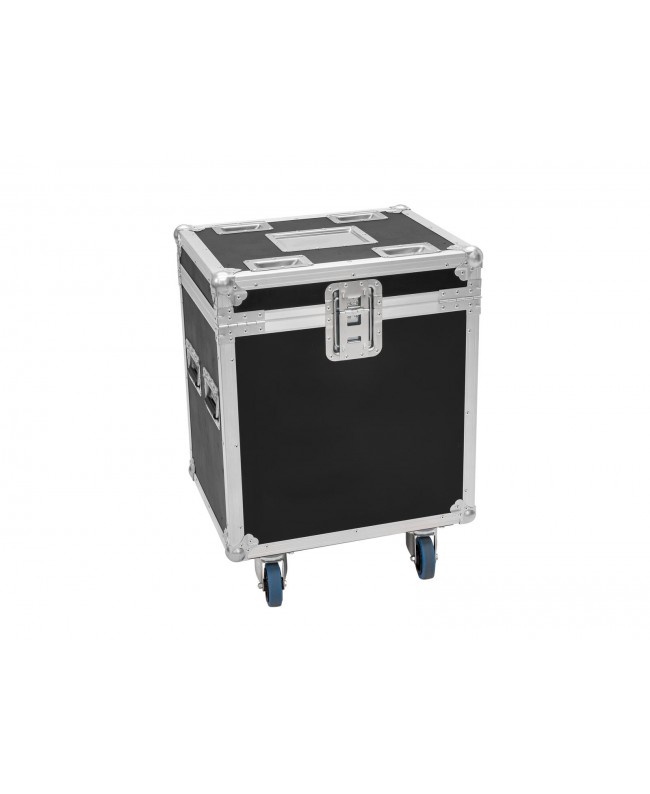 Roadinger Flightcase HIGHLINE 2x LED IP TMH-S250/B250, with wheels