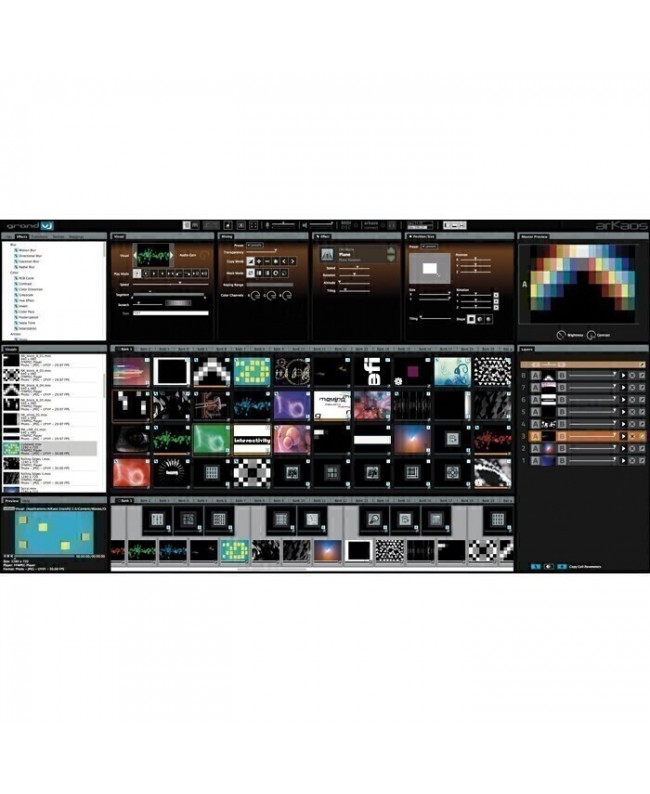 Arkaos Grand VJ 2.6 - Boxed Controllo LED Wall