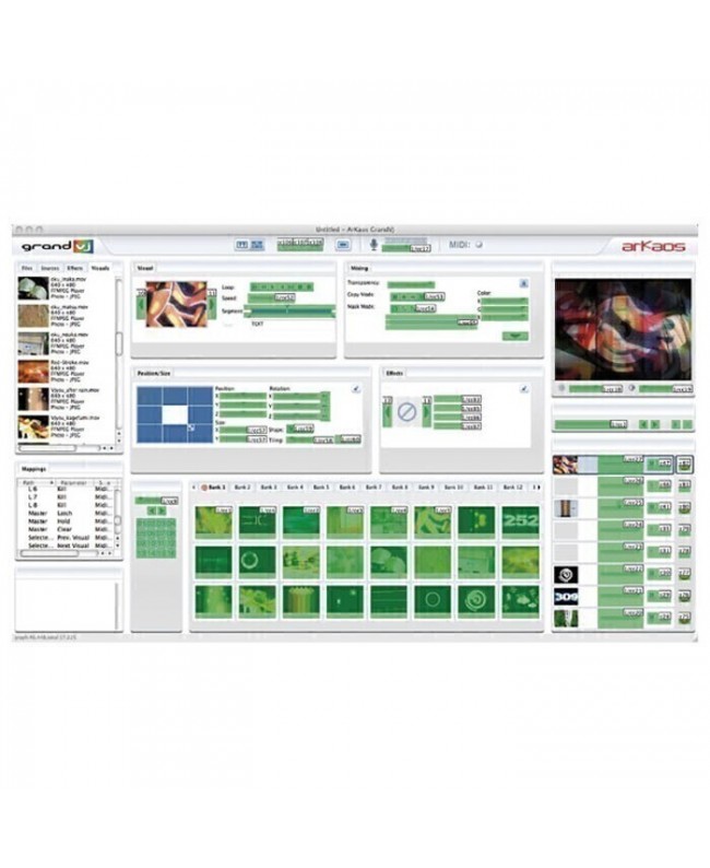 Arkaos Grand VJ 2.6 - Boxed Controllo LED Wall