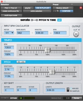 Serato Pitch`n Time LE Software DJ