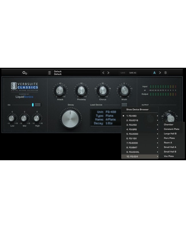 Slate Digital Verbsuite Classics Plugins audio & effetti