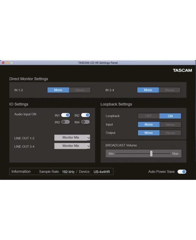 TASCAM US-2x2HR Interfacce Audio USB