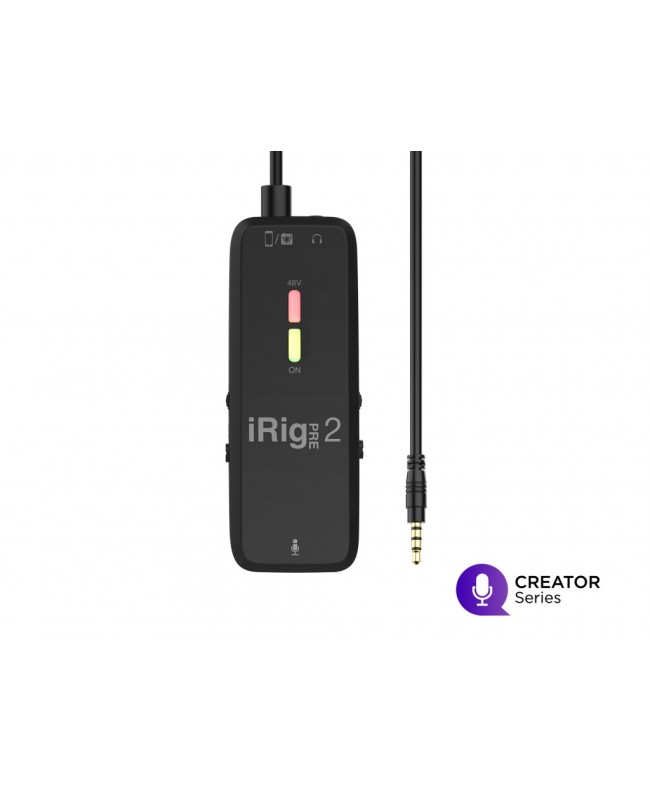 IK Multimedia iRig Pre 2 Interfaccie Audio iOS