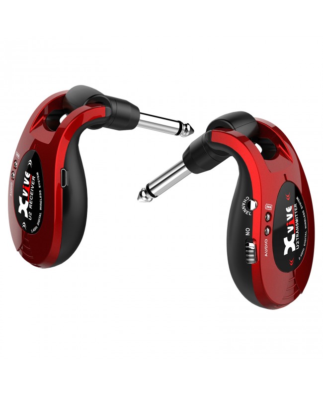 Xvive U2 Metal Red Instrument Wireless Systems