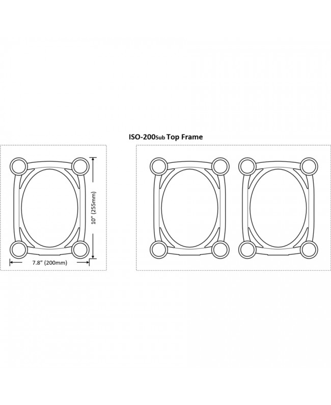 IsoAcoustics ISO-200SUB Supports