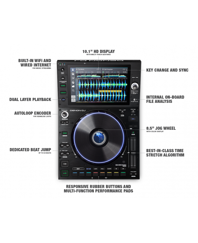 DENON DJ SC6000 PRIME DJ players