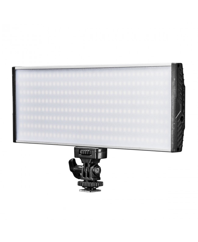 Walimex Pro LED Flächenleuchte Niova 300 Bi Color 30W On Camera LED Leuchte Dauerlicht