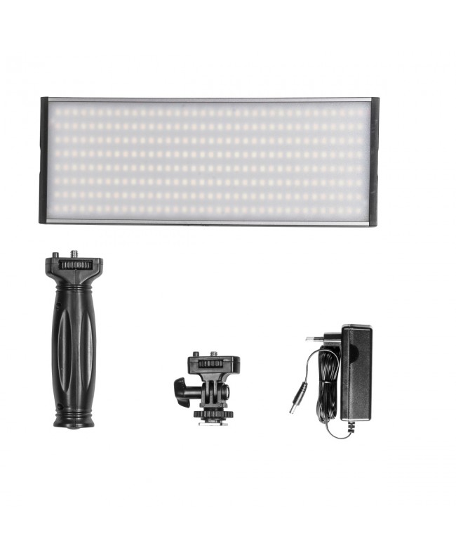 Walimex Pro LED Daylight Niova 300 Bi Color On Camera 30 Watt Continuous Lighting