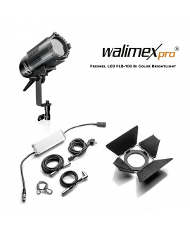 Walimex Pro LED Daylight Fresnel FLB-100 Bi Color Brightlight Fari Fresnel