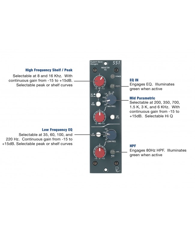 Rupert Neve Designs Portico 551 500 Series