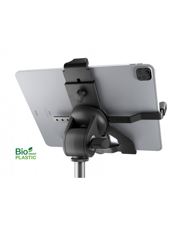 K&M 19744 Universal Tablet PC stand holder »Biobased« - black Tablet Supports