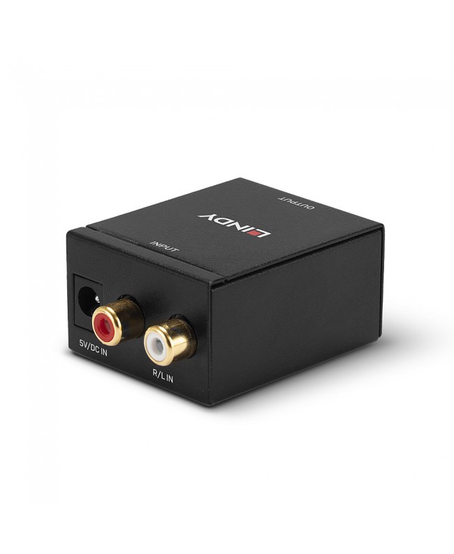 LINDY 70309 Converter ADC RCA a TosLink (Ottico) & Coassiale Convertitori