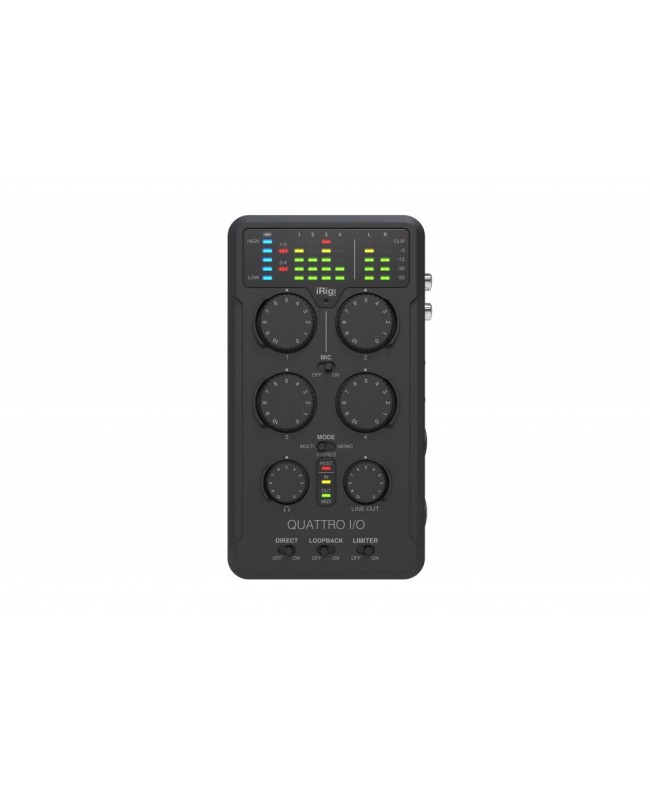 iK Multimedia iRig Pro Quattro I/O iOS Audio Interface