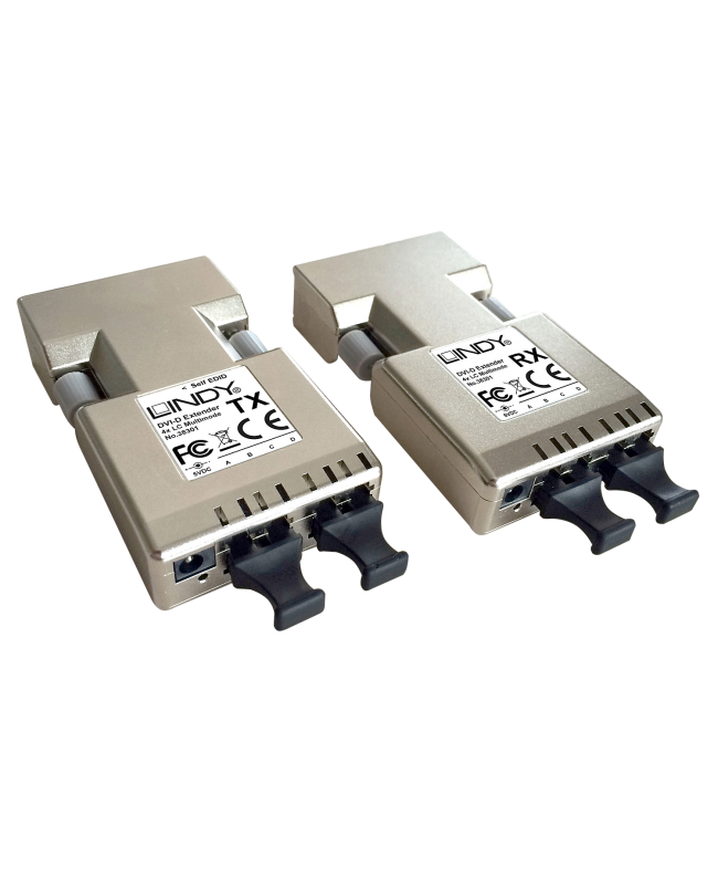 LINDY 500m Fibre Optic DVI-D Single Link Extender Extender segnale Video