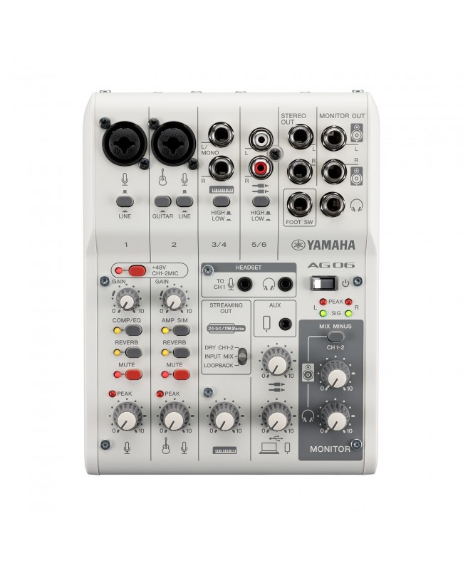 YAMAHA AG 06MK2 White USB Audio Interface