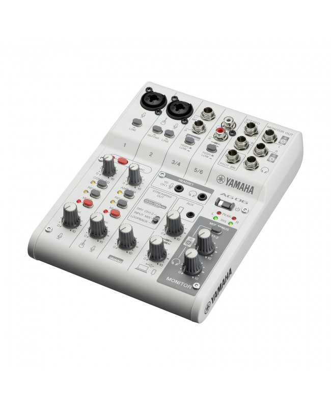 YAMAHA AG 06MK2 White USB Audio Interface