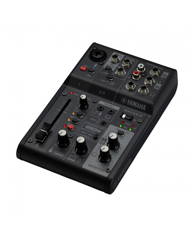 YAMAHA AG03MK2 Black USB Audio Interface