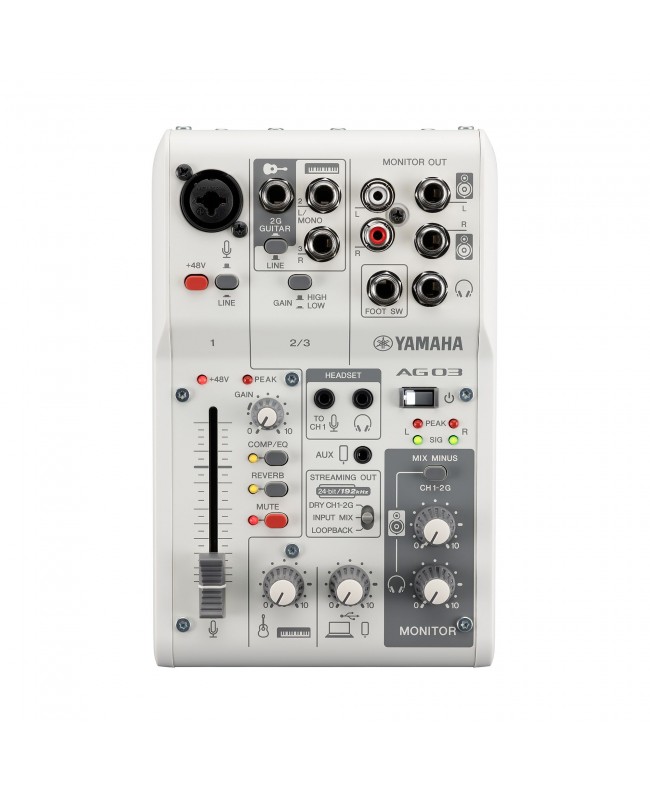 YAMAHA AG03MK2 White USB Audio Interfaces