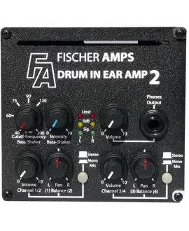 FISCHER AMPS Drum In Ear Amp 2 & Bass Pump III Monitoring Systems