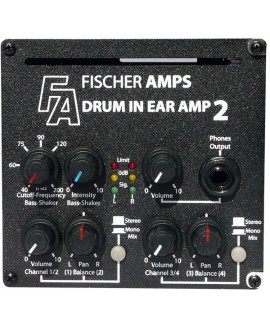 FISCHER AMPS Drum In Ear Amp 2 & ButtKicker LFE Sistemi di monitoraggio