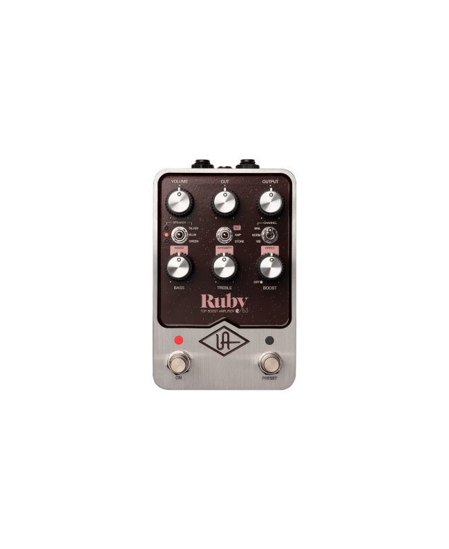 Universal Audio Ruby '63 Top Boost Amplifier Effect Pedals