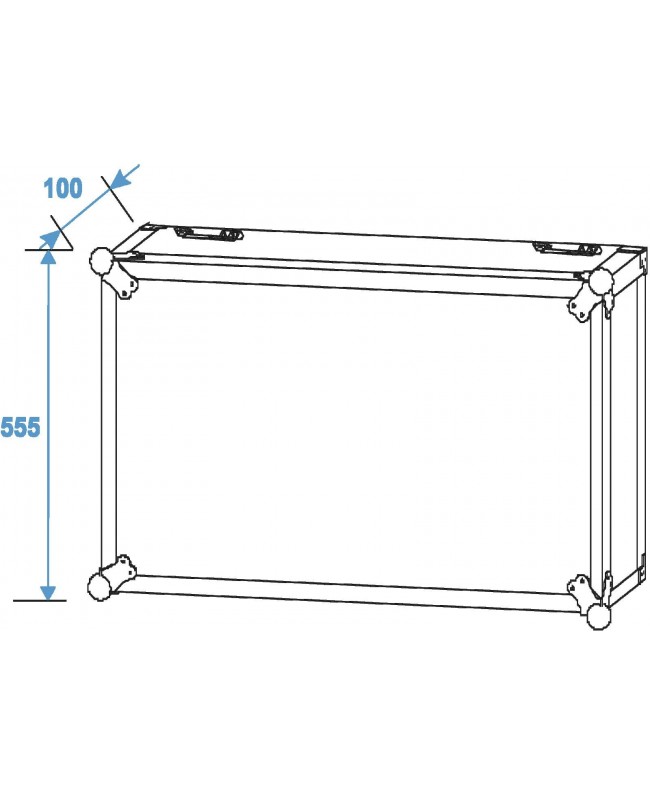 ROADINGER Rack Profi 12U 45cm 19" Rack