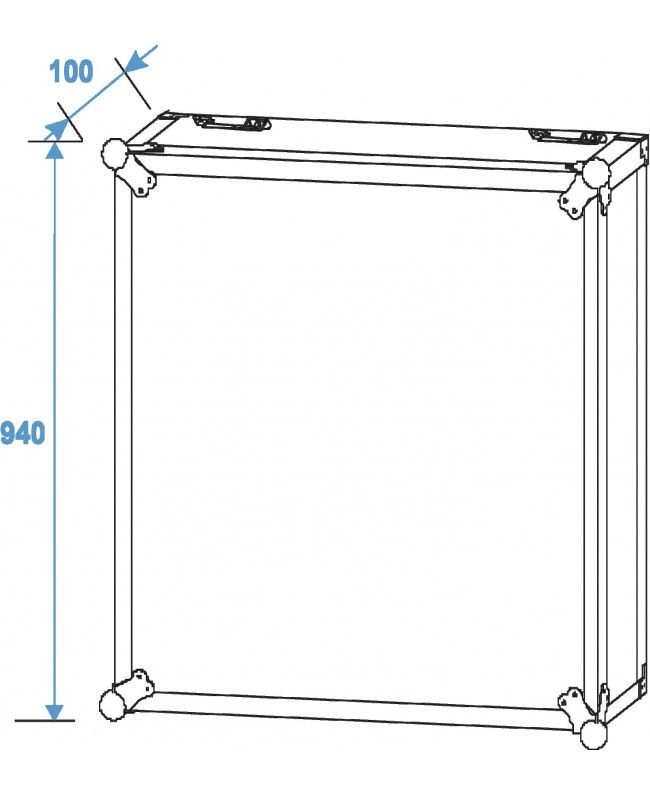 ROADINGER Rack Profi 18U 45cm 19" Racks