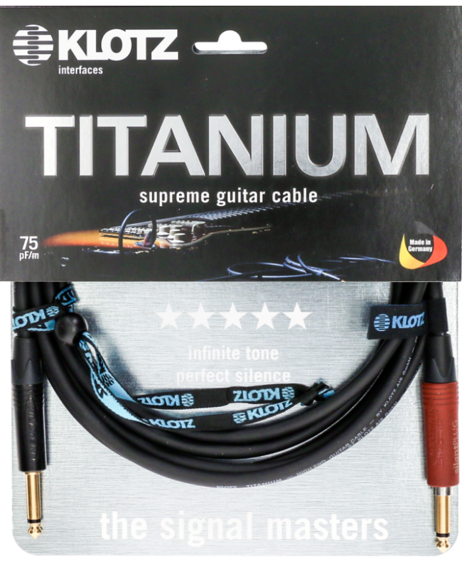 KLOTZ TITANIUM TI-0450PSP Instrument Cables