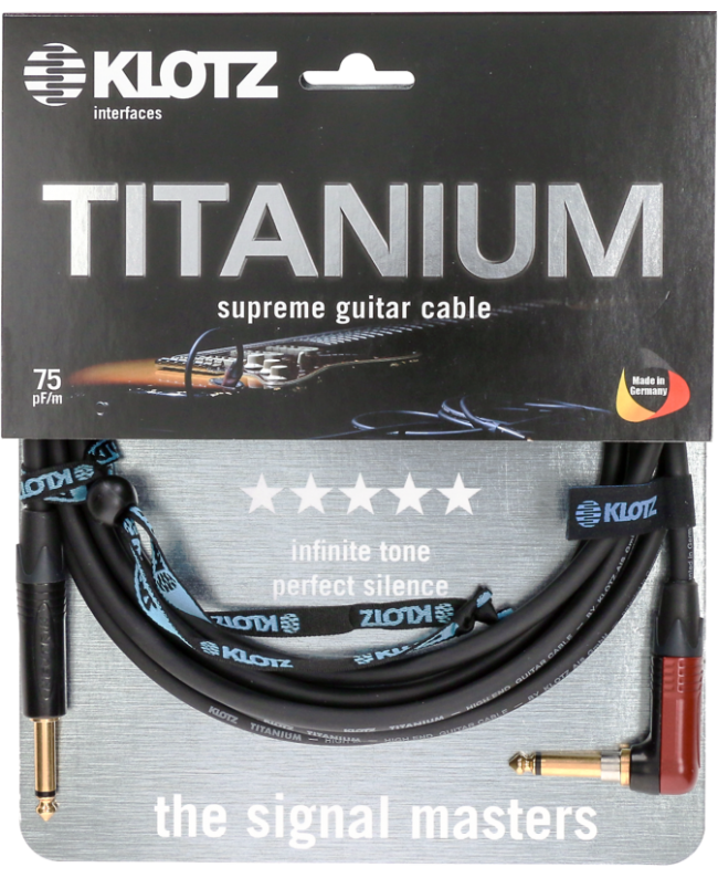 KLOTZ TITANIUM TIR0900PSP Instrument Cables