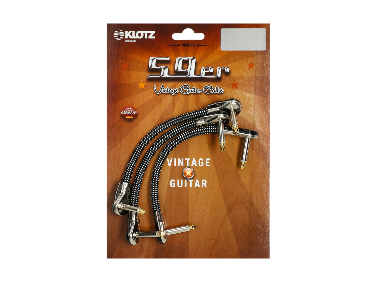 KLOTZ VINPAN0015 | Pedalboard Patch Cables