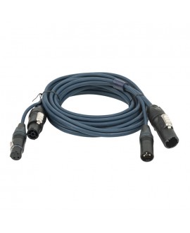 DAP Cavo Hybrid FP-13 - PowerCON True1 & 3-pin XLR - 3 m Hybrid Cables