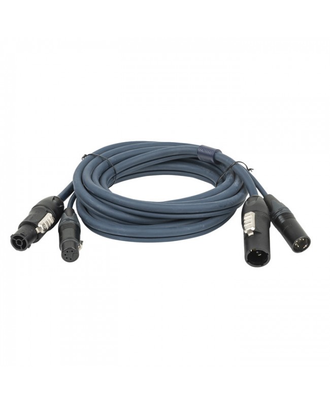 DAP Cavo Hybrid FP-14 - PowerCON True1 & 5-pin XLR - 6 m Hybrid Kabel
