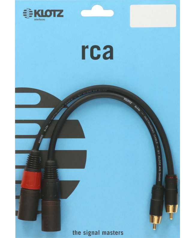 KLOTZ AL-RM0030 Unbalanced Cables