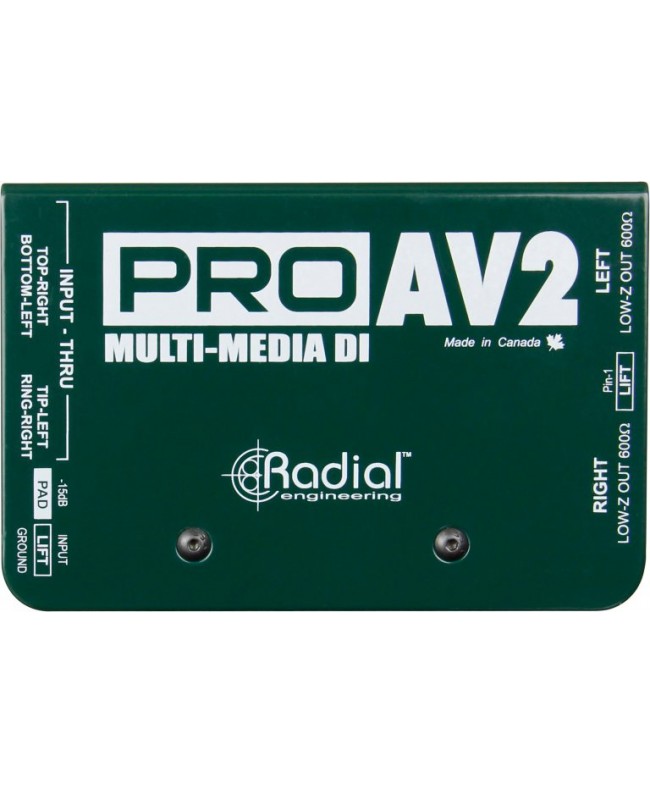 Radial Engineering Pro AV2 Passive DI-Boxen