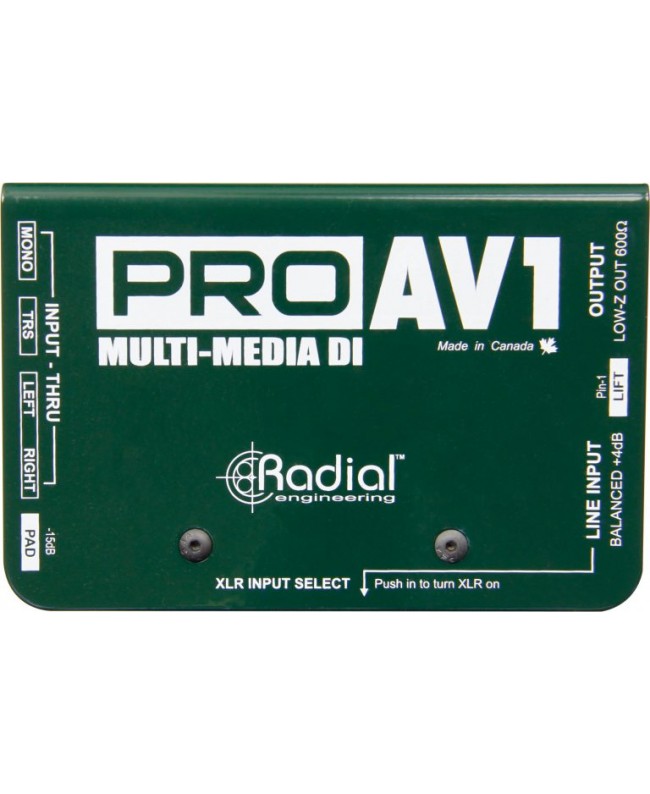 Radial Engineering Pro AV1 Passive DI-Boxen