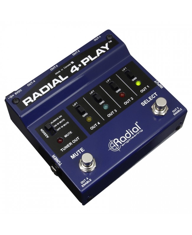 Radial Engineering 4-Play DI Box Attivi