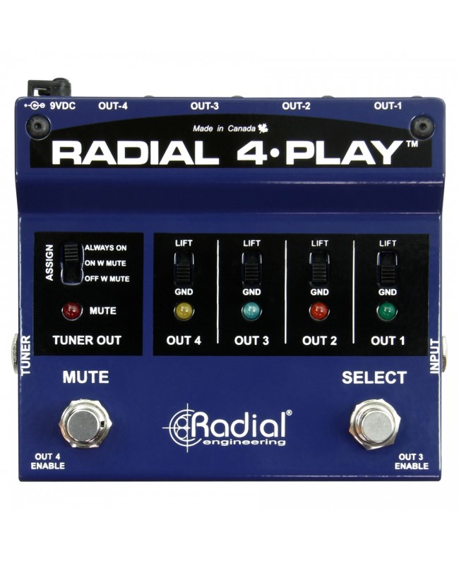 Radial Engineering 4-Play Active DI Boxes