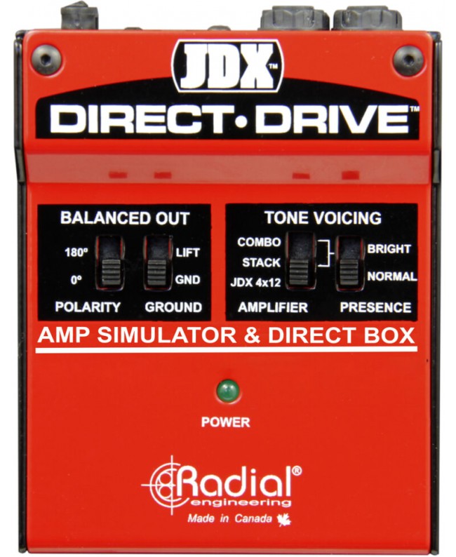 Radial Engineering JDX Direct Drive Active DI Boxes