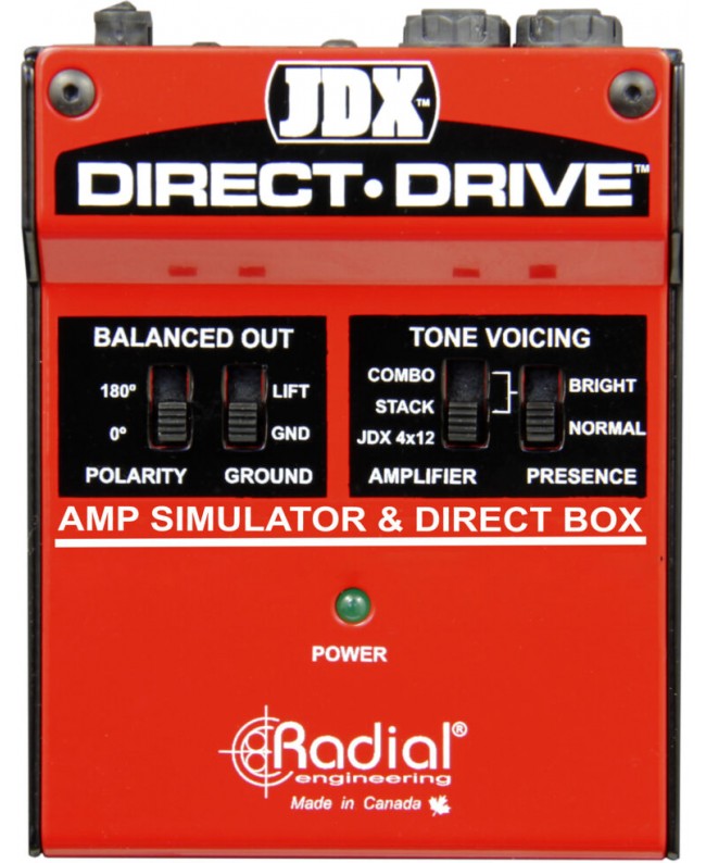 Radial Engineering JDX Direct Drive Aktive DI-Boxen