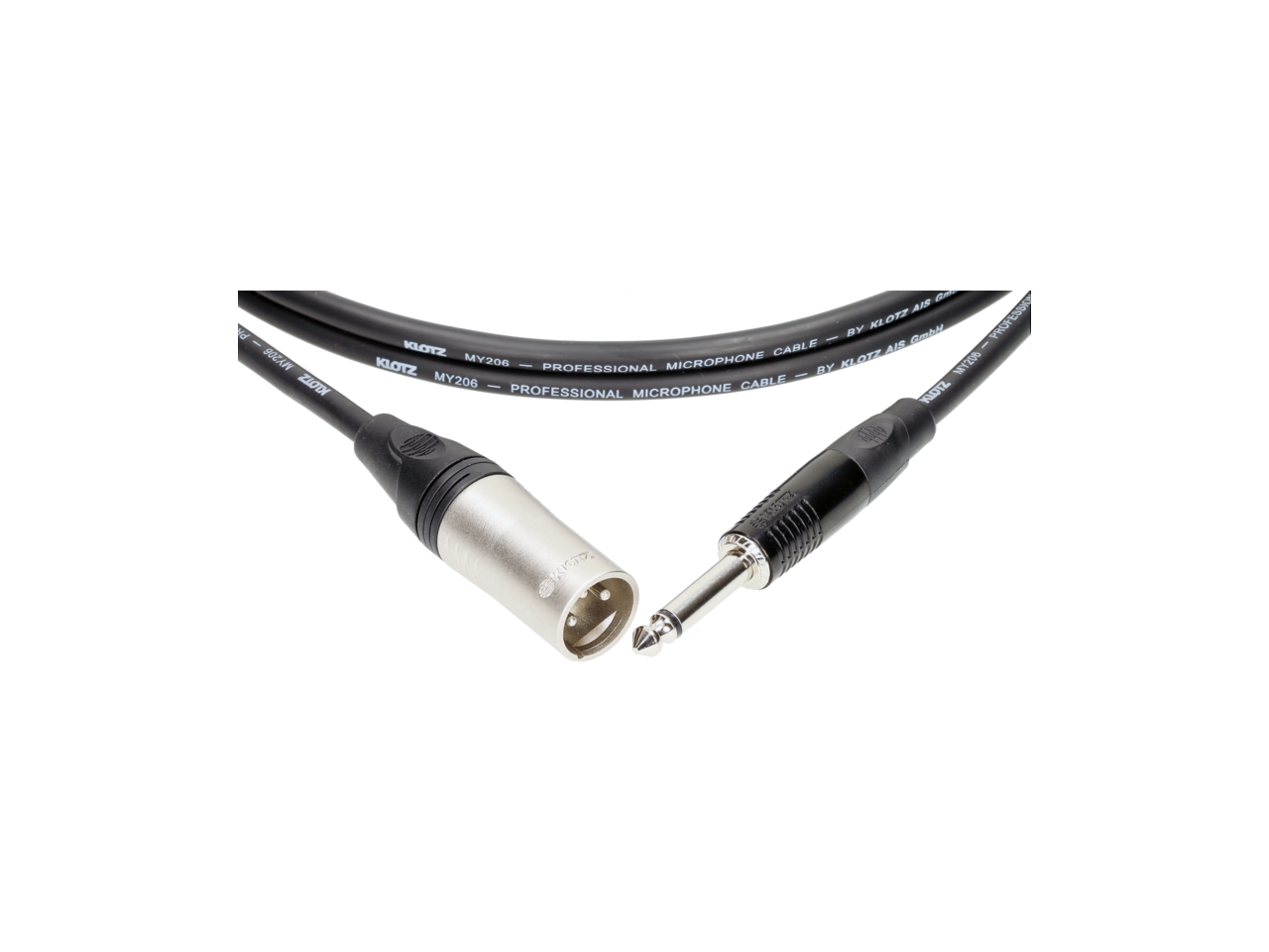 GREYHOUND MIC CABLE BLACK 2M XLR 3P. F/M KLOTZ XLR