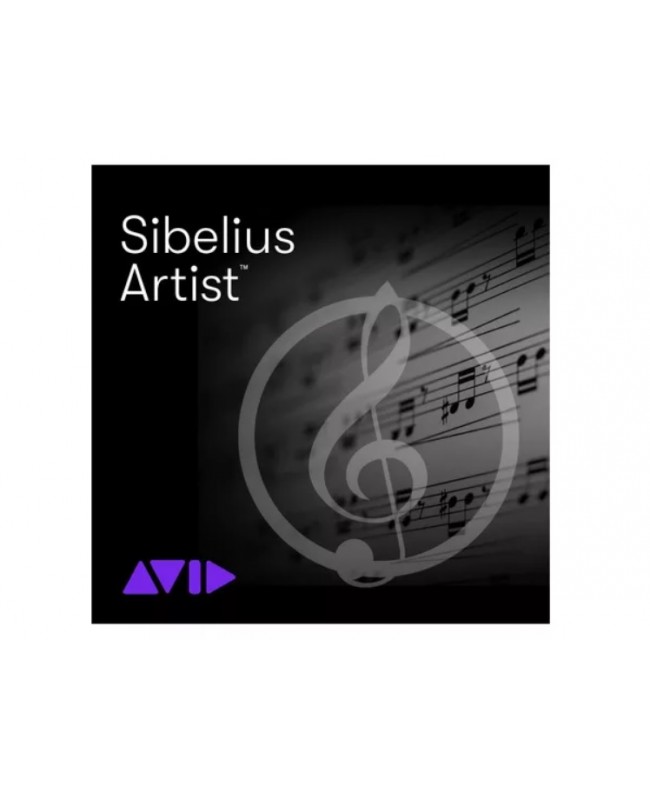 AVID Sibelius Artist Annual Subs Sofware per notazione musicale