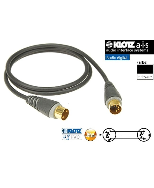 KLOTZ MID-010 MIDI Kabel
