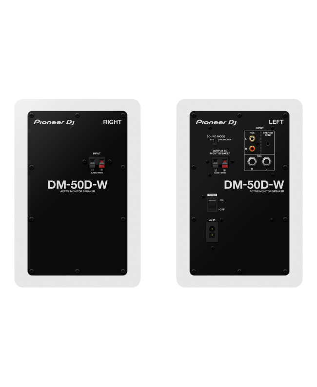 Pioneer DJ DM-50D-W Active Nearfield Monitors