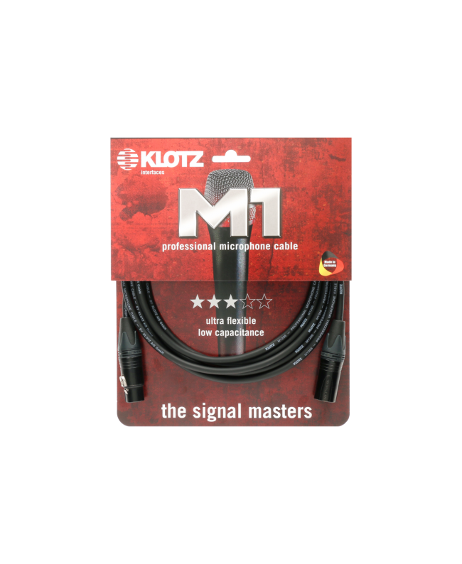 KLOTZ M1FM1N0300 XLR Microphone Cables