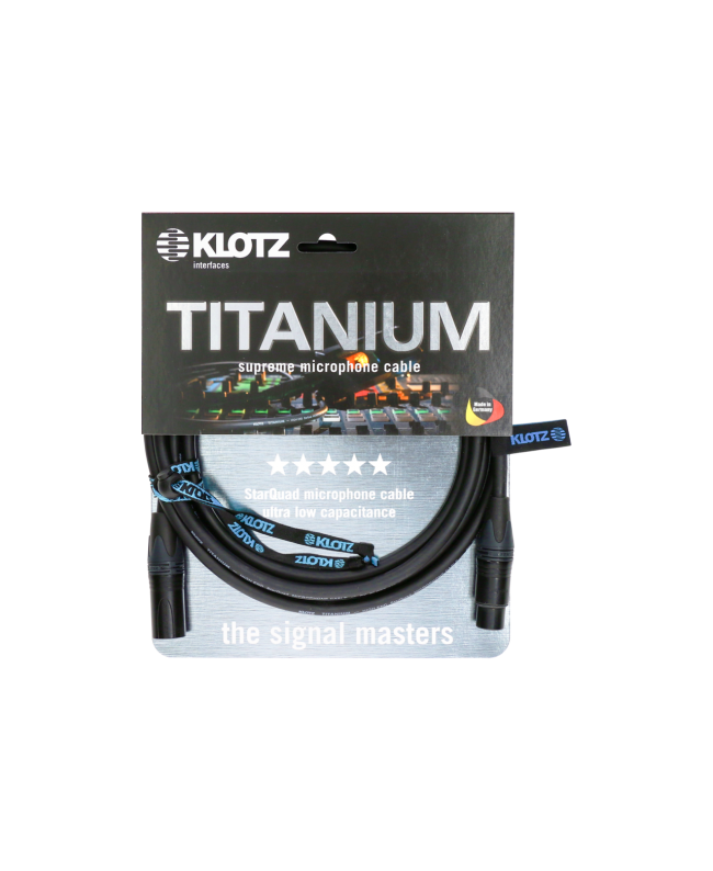 KLOTZ TITANIUM TI-M0500 Cavi per microfono