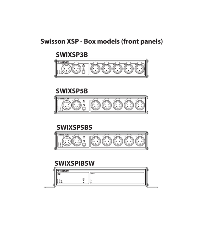 Swisson XSP-5B DMX-Splitter Box DMX-Splitter