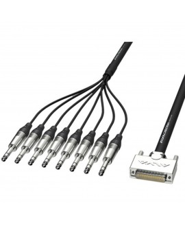 ALVA AI25-8TPRO2 D-sub 25 - 8 Trs Stereo 2m Adapter Kabel