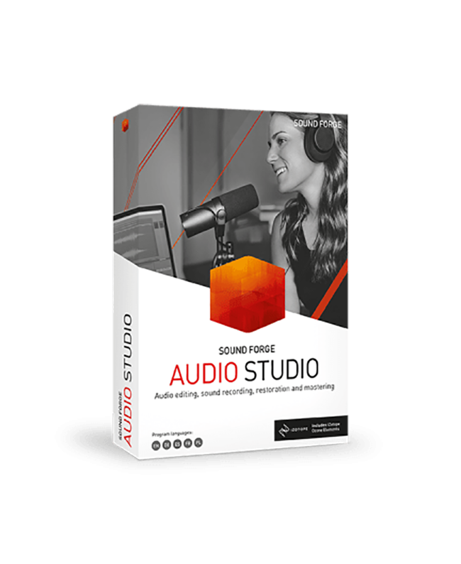 MAGIX Sound Forge Audio Studio 16 Windows DAWs